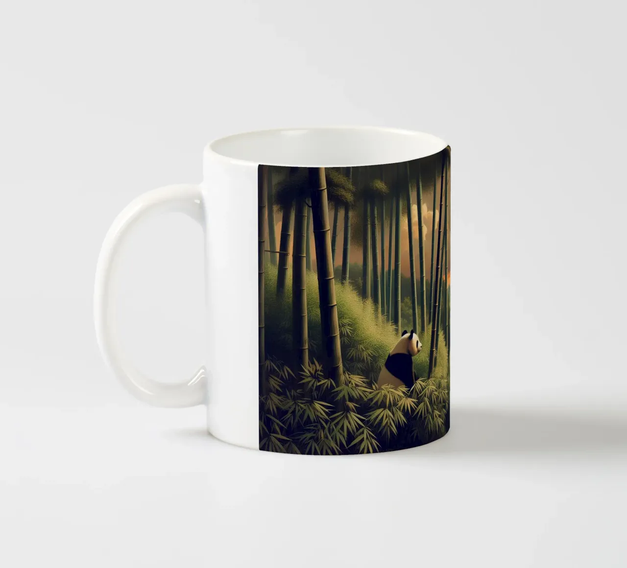 PANDA tazza in ceramica da RUBIANT ART