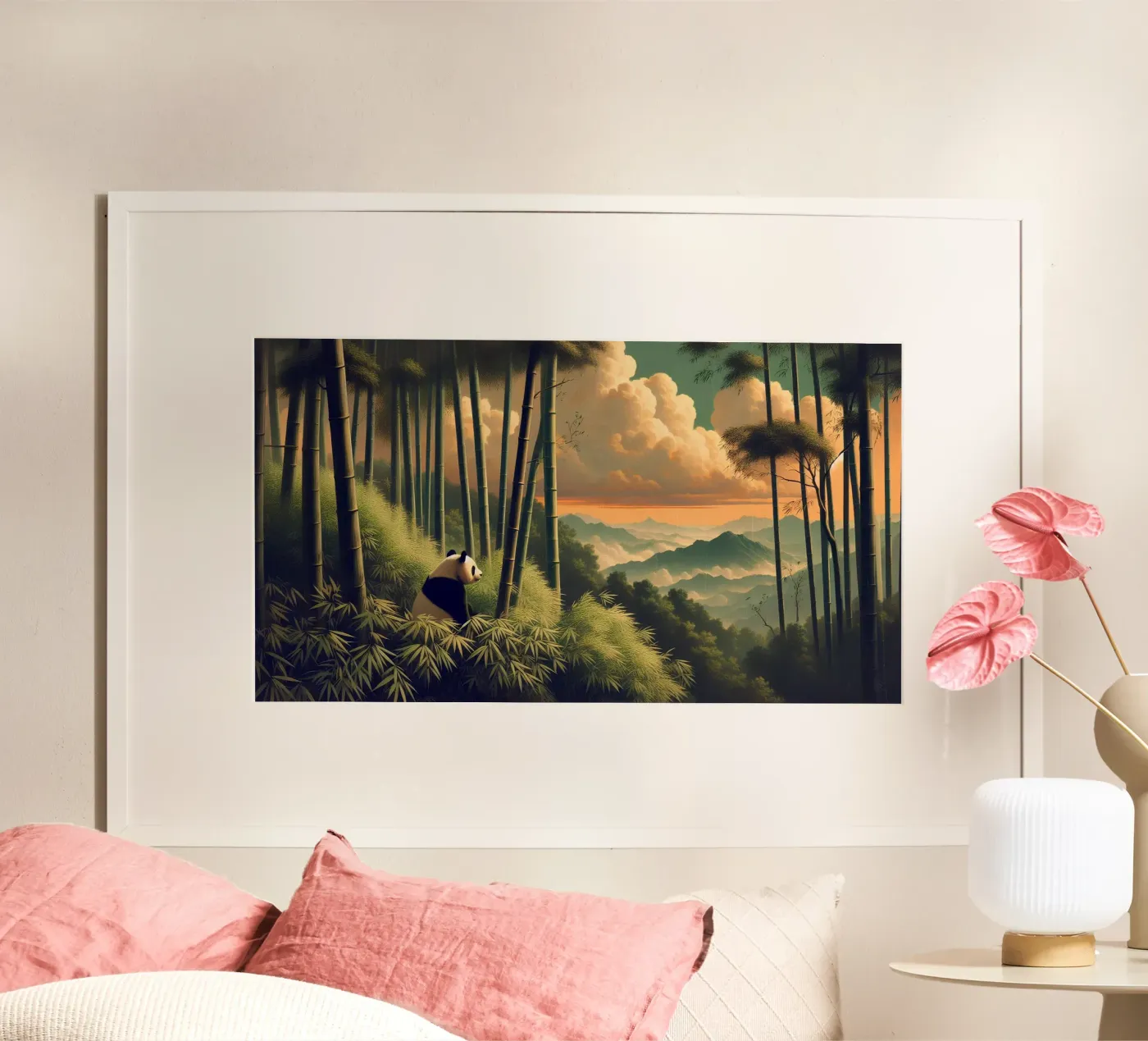 PANDA Poster von RUBIANT ART