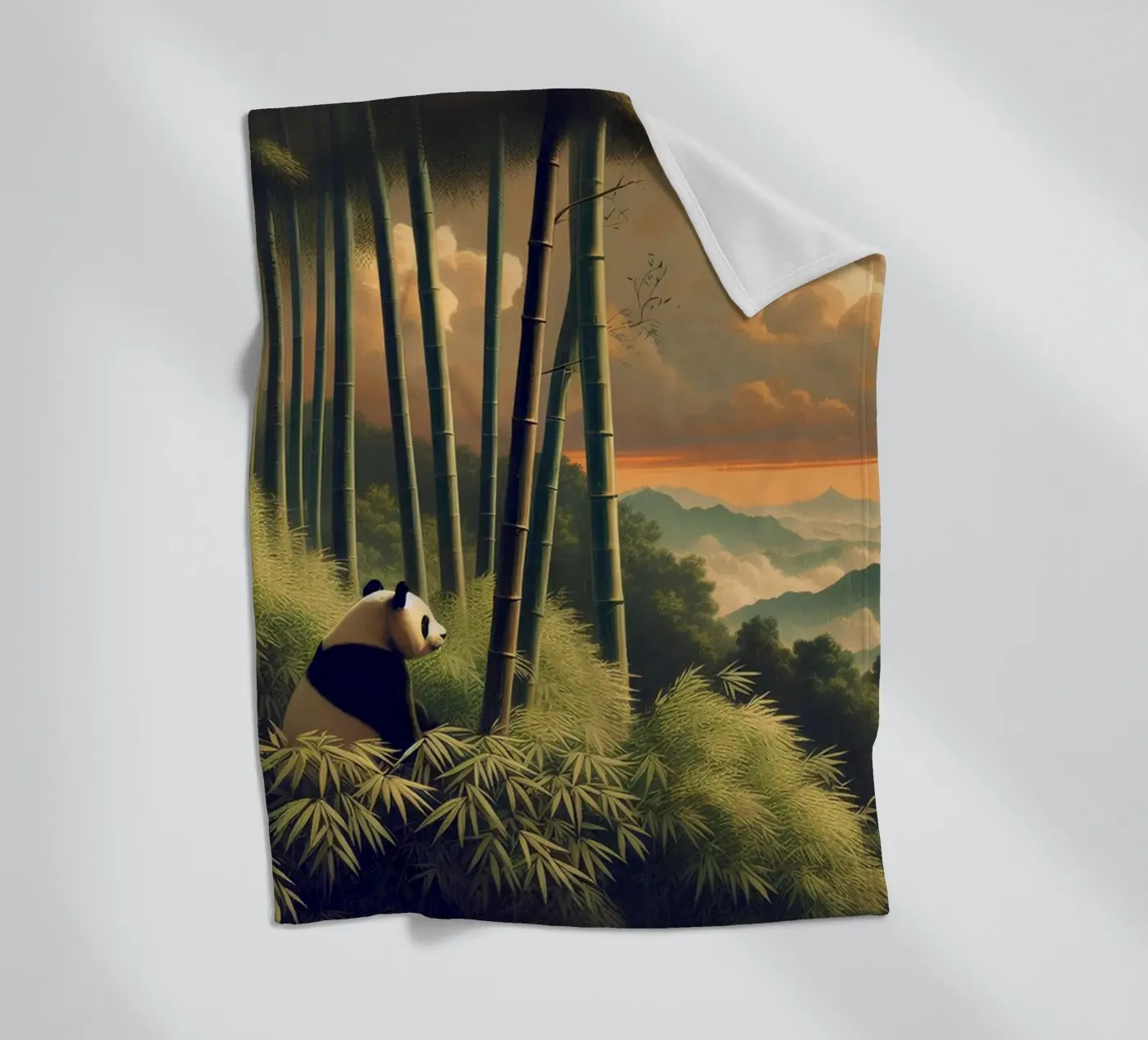 PANDA fleecedeken van RUBIANT ART
