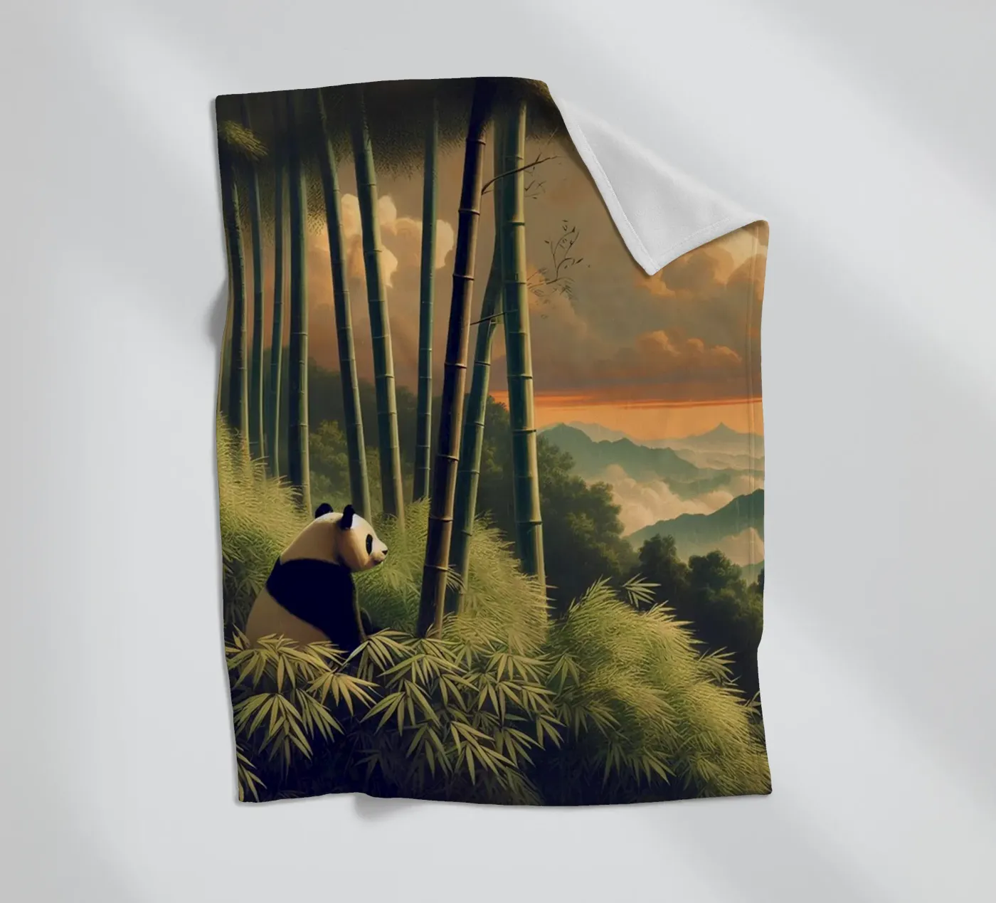 PANDA fleecedeken van RUBIANT ART