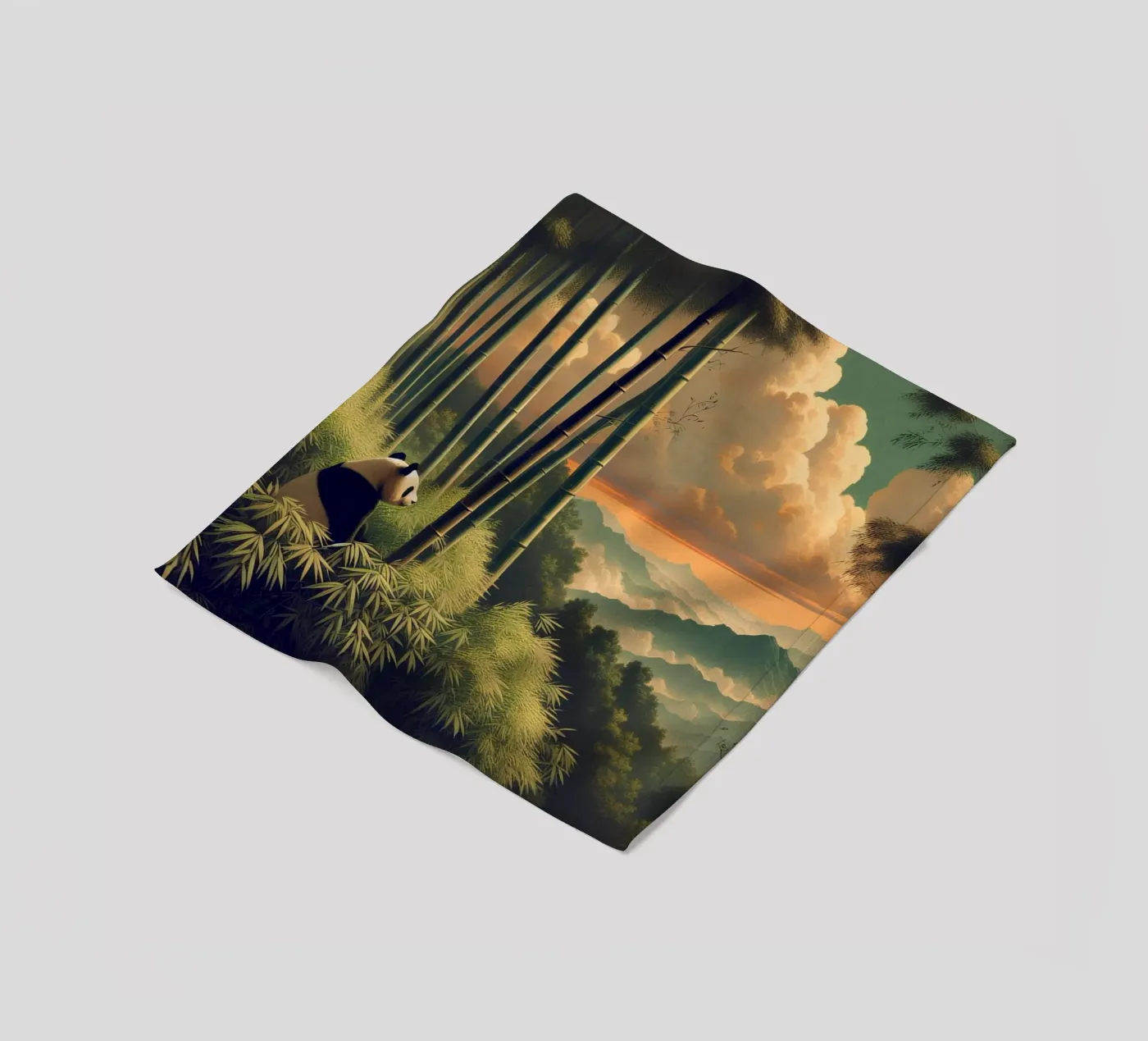 PANDA fleecedeken van RUBIANT ART