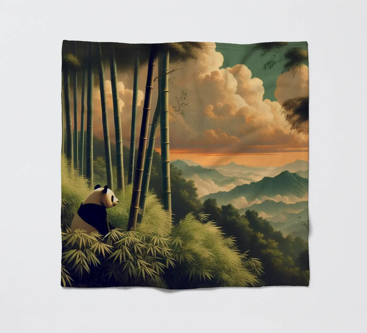 PANDA fleecedeken van RUBIANT ART