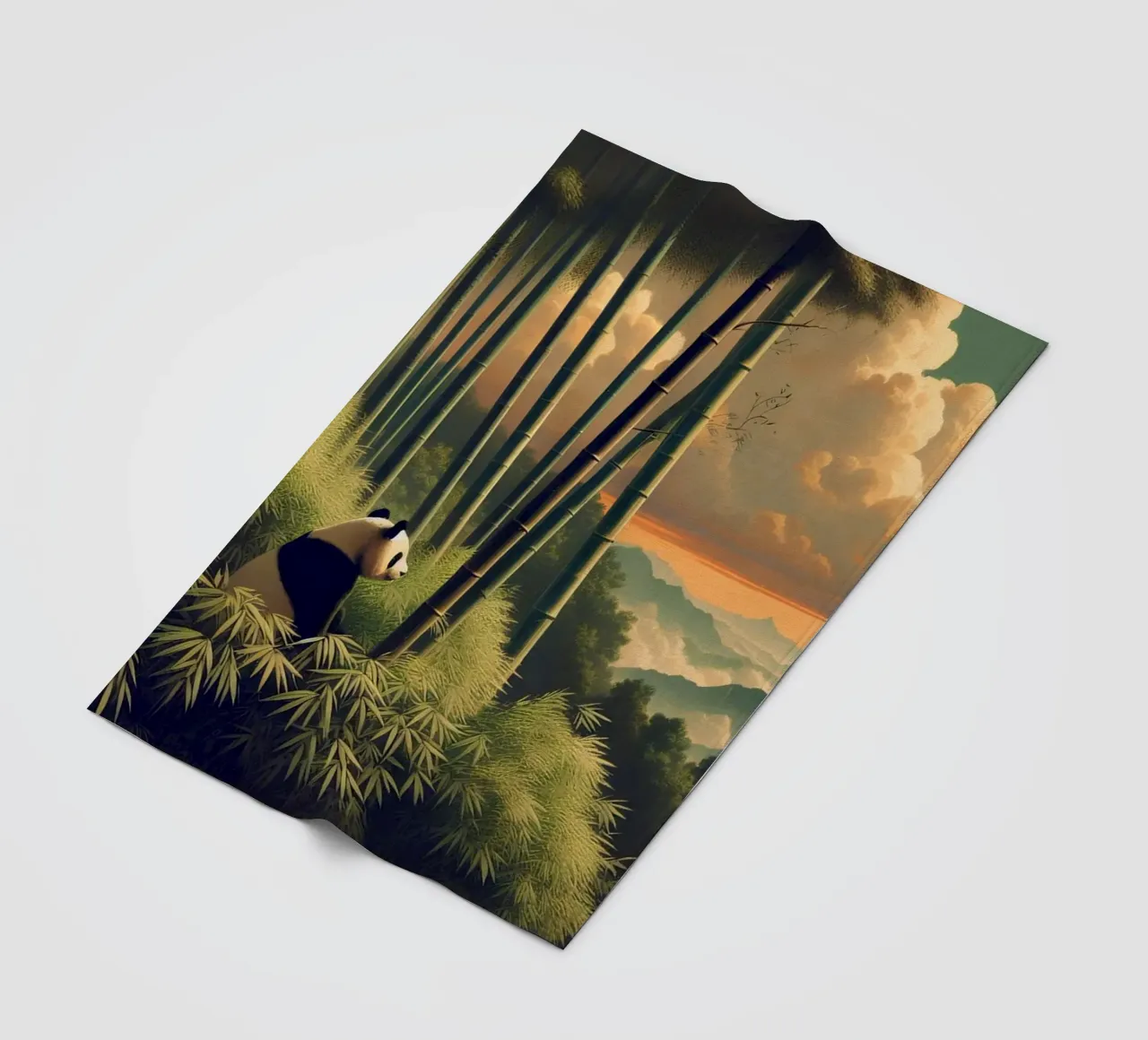 PANDA coperta in pile da RUBIANT ART