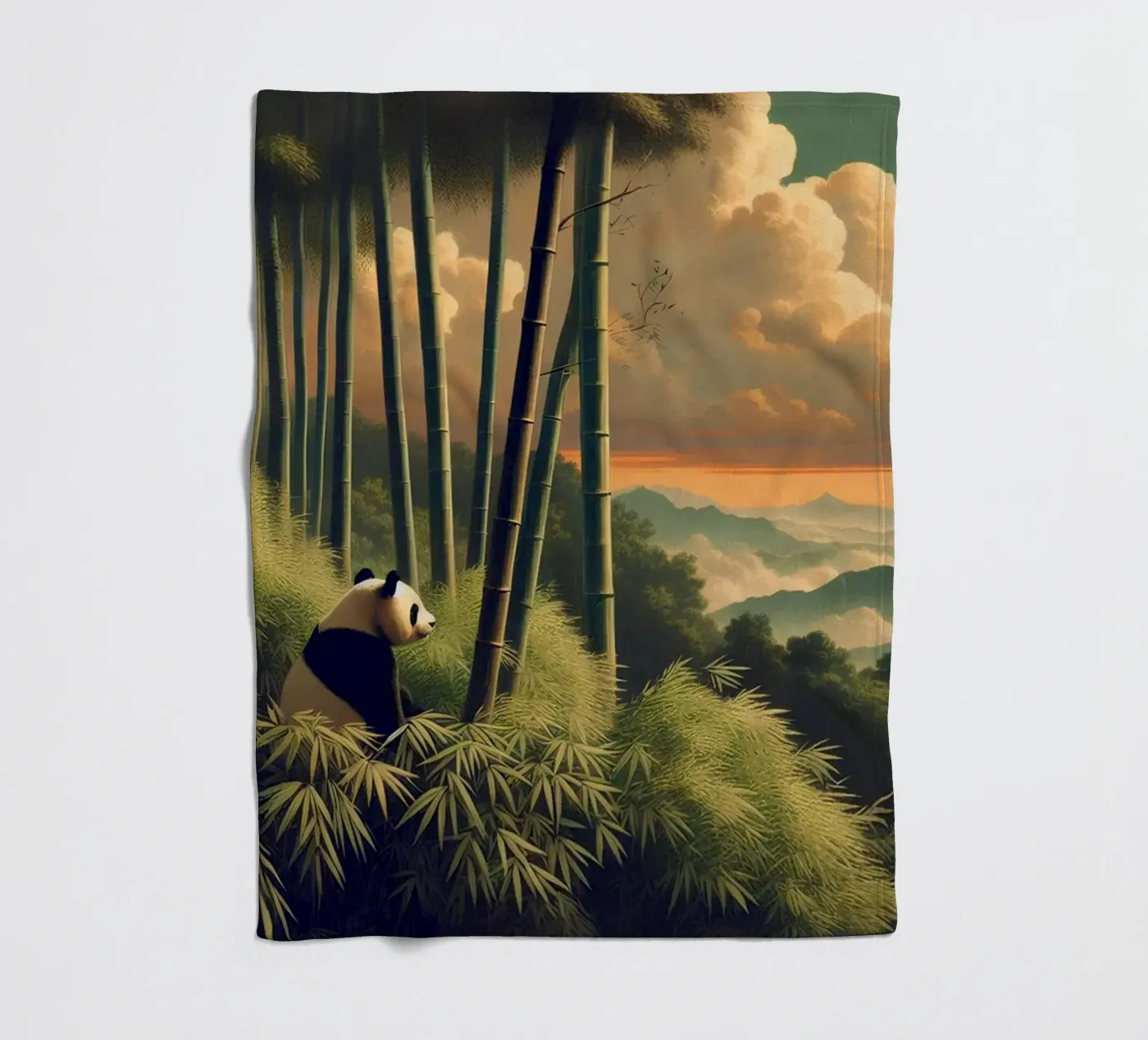 PANDA fleecedeken van RUBIANT ART