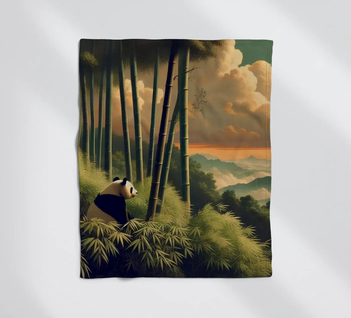 PANDA fleecedeken van RUBIANT ART