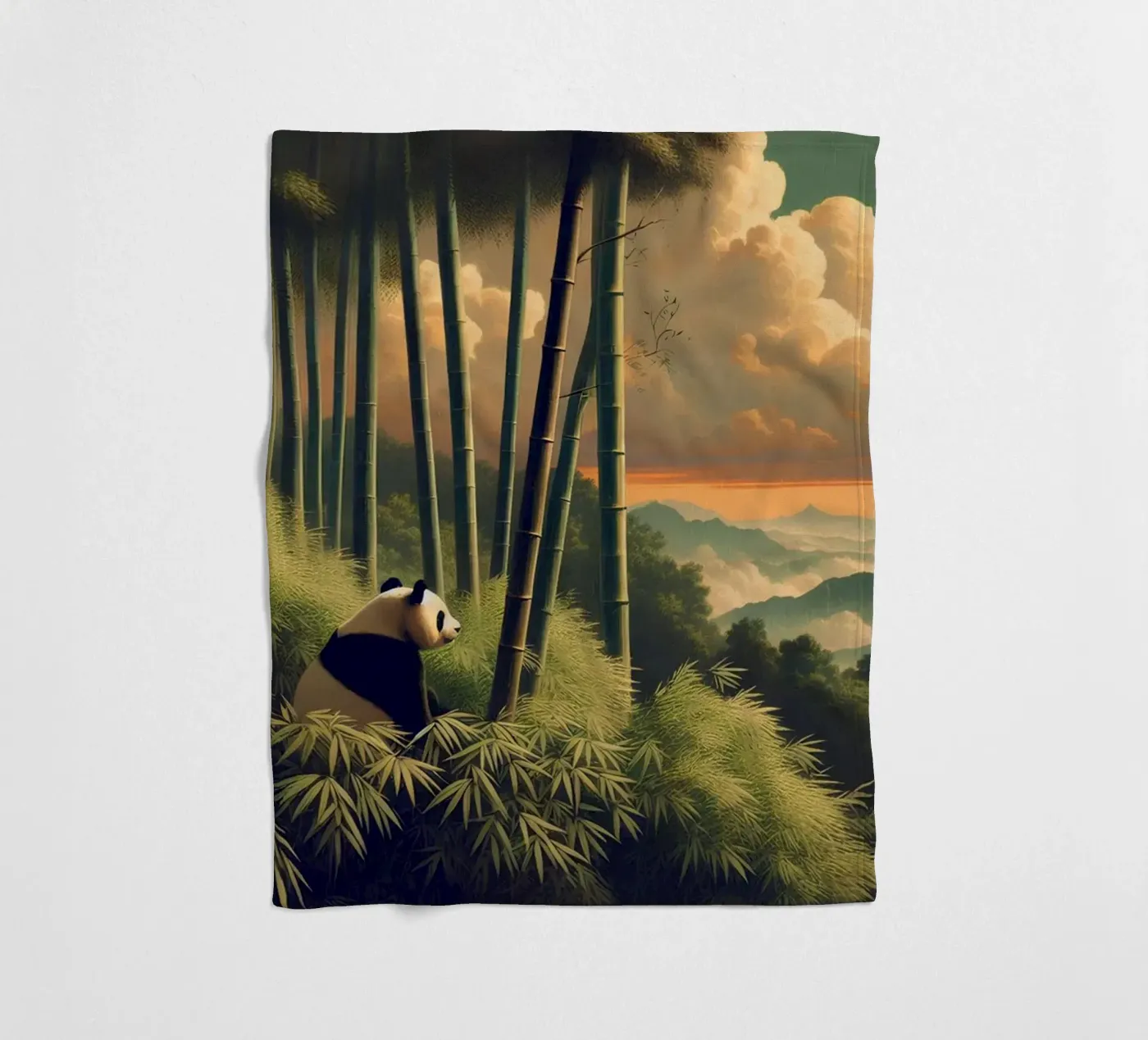 PANDA fleecedeken van RUBIANT ART