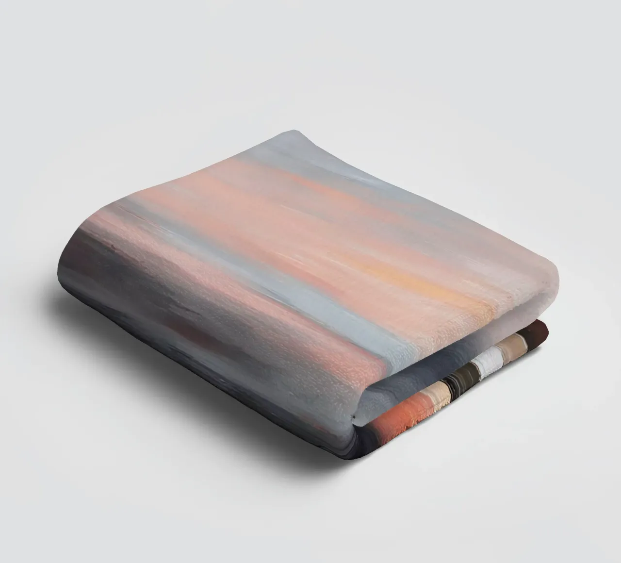 Sunset - Sonnenuntergang -abstrakt towel by Ohkimiko