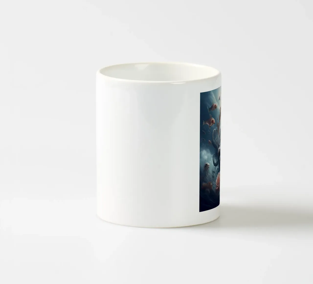 octopus tazza in ceramica da kimmindmuse