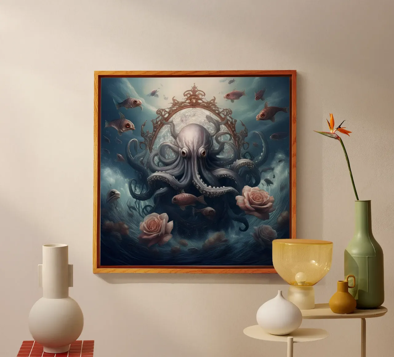 octopus plexiglass da kimmindmuse