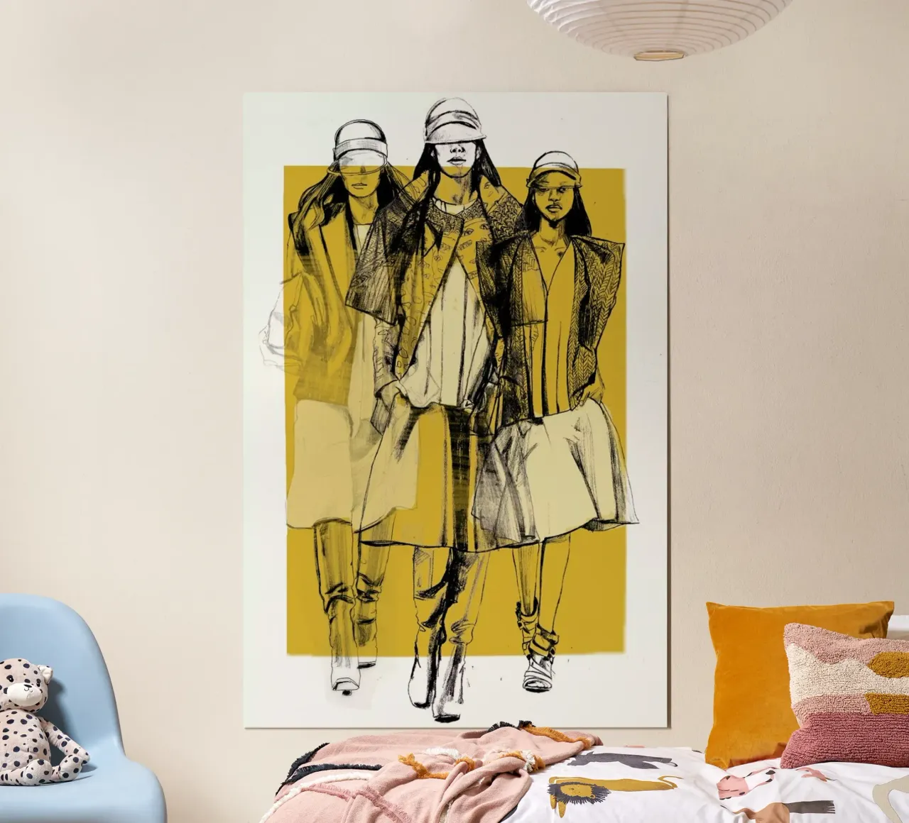 Balenciaga poster con telaio in plastica da Agnes KR Patience