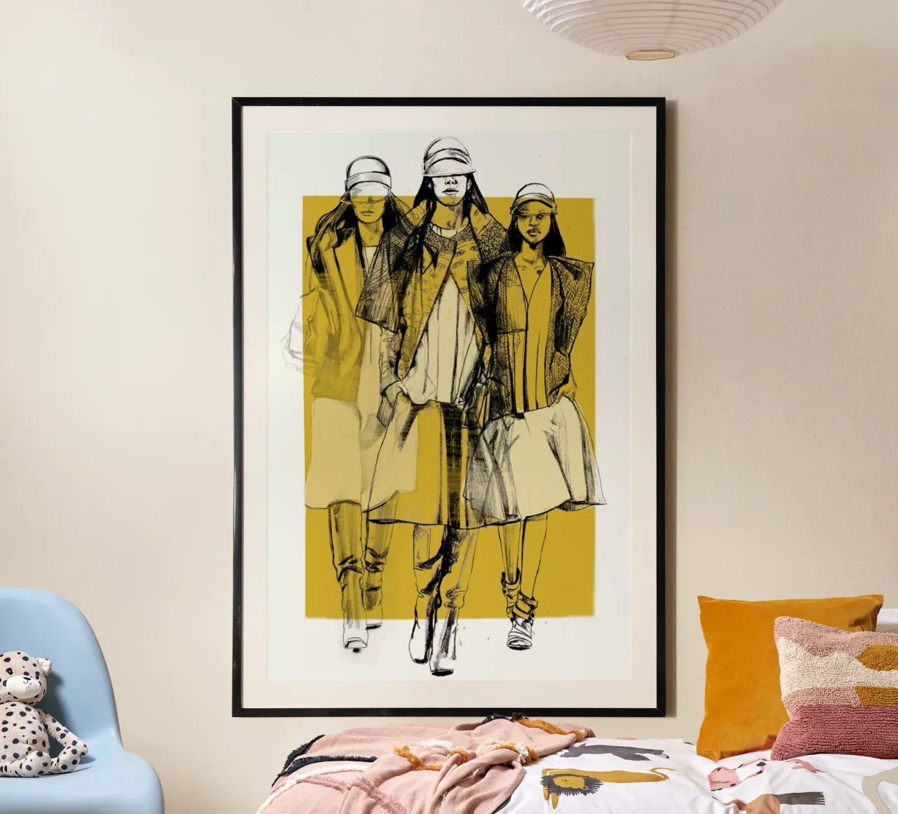 Balenciaga poster con telaio in plastica da Agnes KR Patience