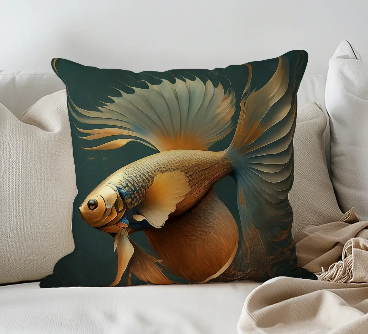 Pesce 1 cuscino da Rezh creations