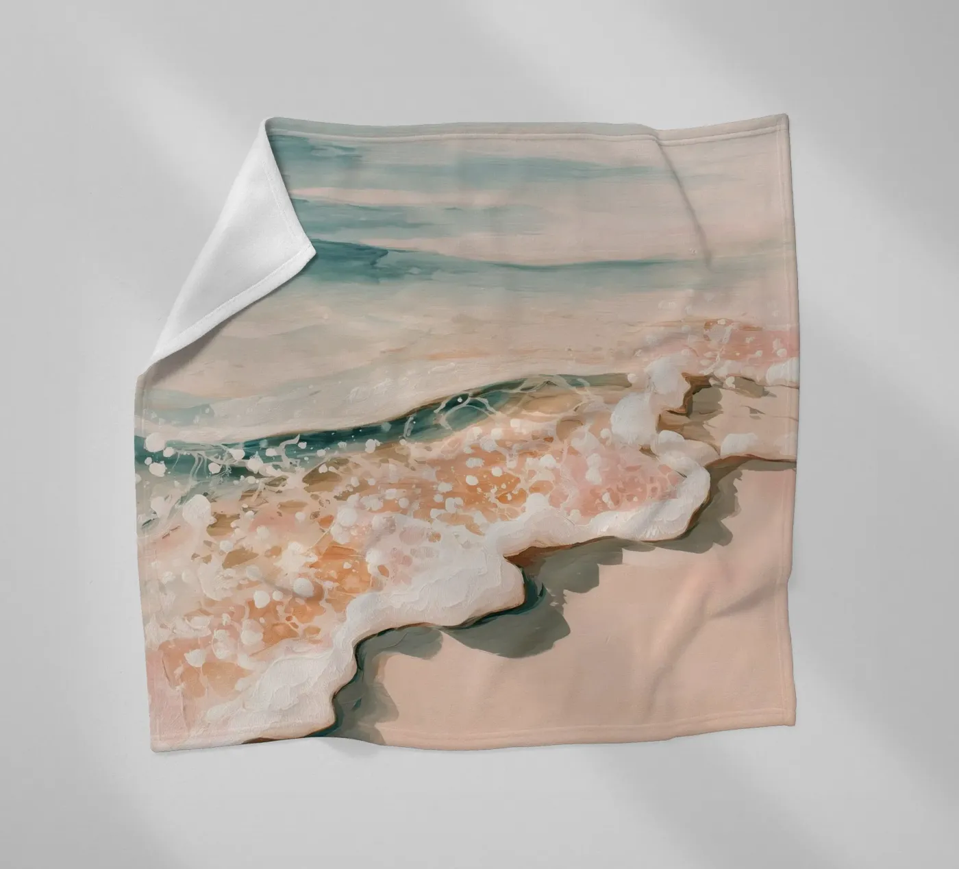 Soft Ocean Waves Fleecedecke von Calypso