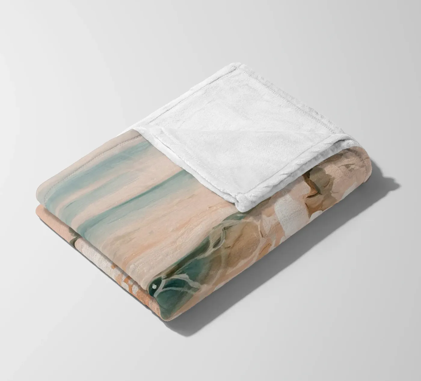 Soft Ocean Waves Fleecedecke von Calypso