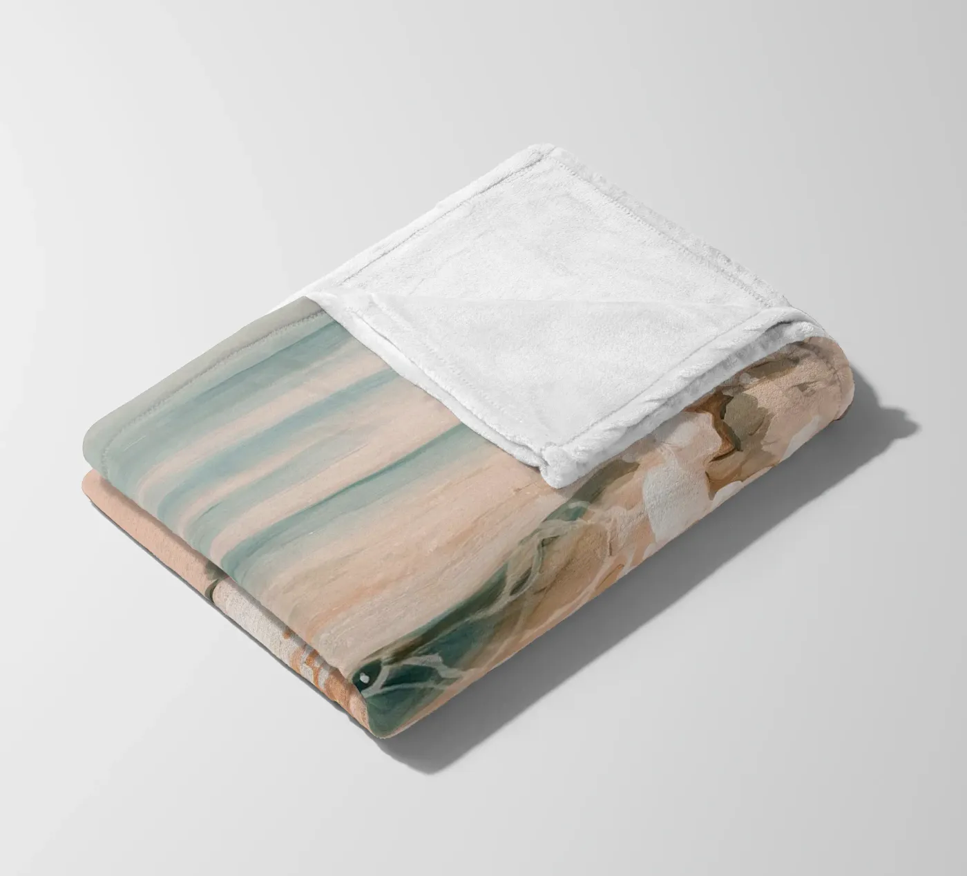 Soft Ocean Waves Fleecedecke von Calypso