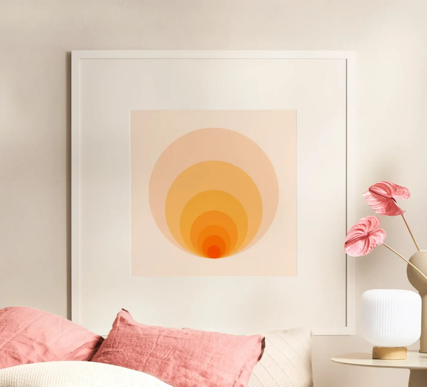 SUN GRADIENT LOVE ART poster da FORGETME