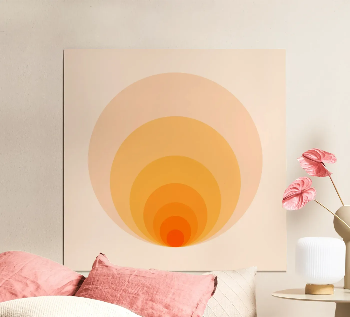 SUN GRADIENT LOVE ART poster da FORGETME