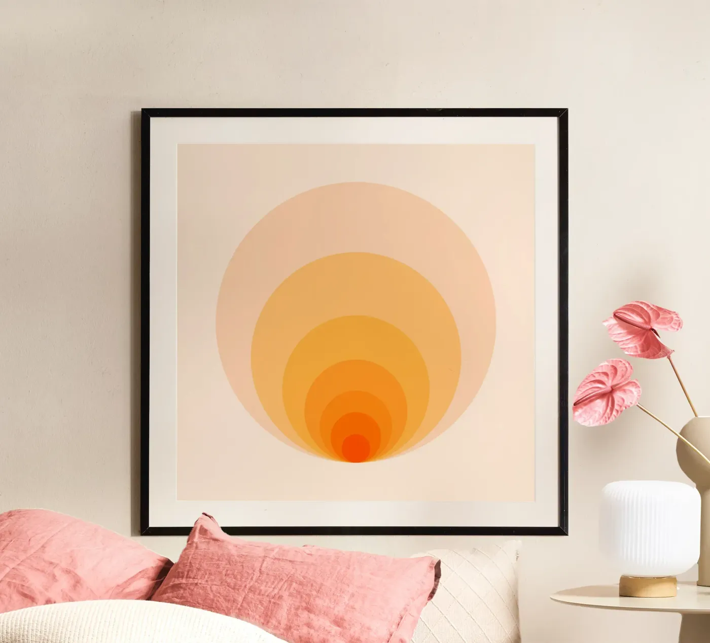 SUN GRADIENT LOVE ART poster da FORGETME