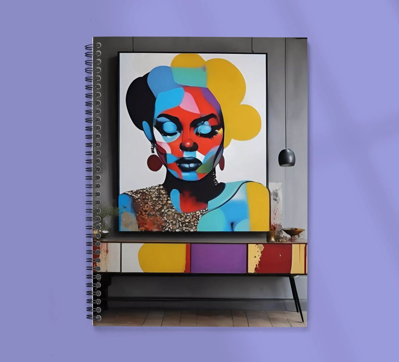 POP Tab 1 spiral notebook by Rezh creations