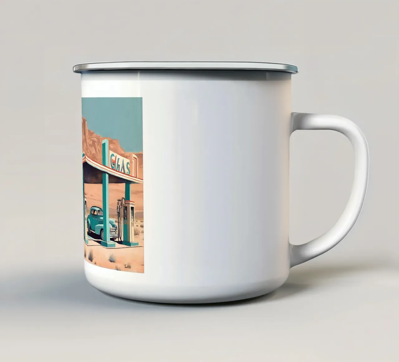 USA Dés 2 tazza in smalto da Rezh creations