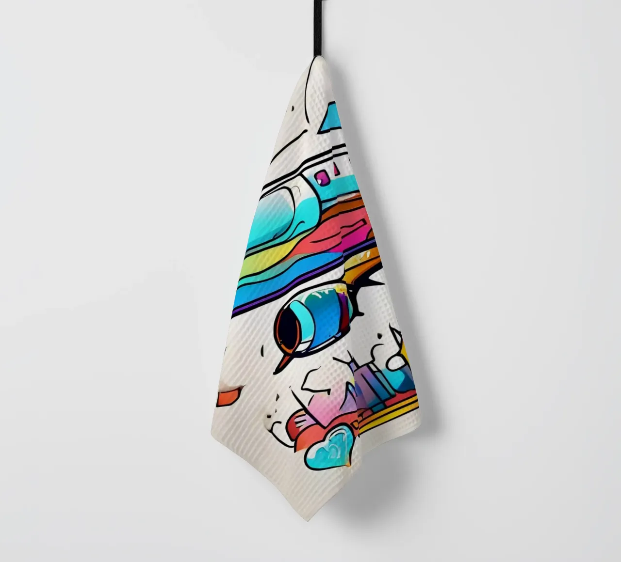 reizen reizen 1 theedoek van Rezh creations