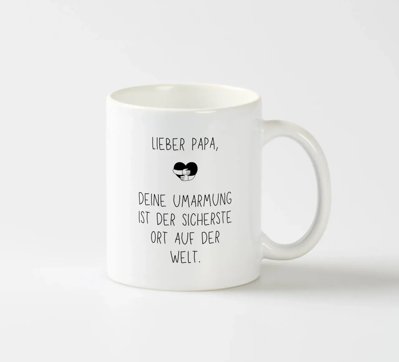 Caro papà - Abbraccio tazza in ceramica da Ohkimiko