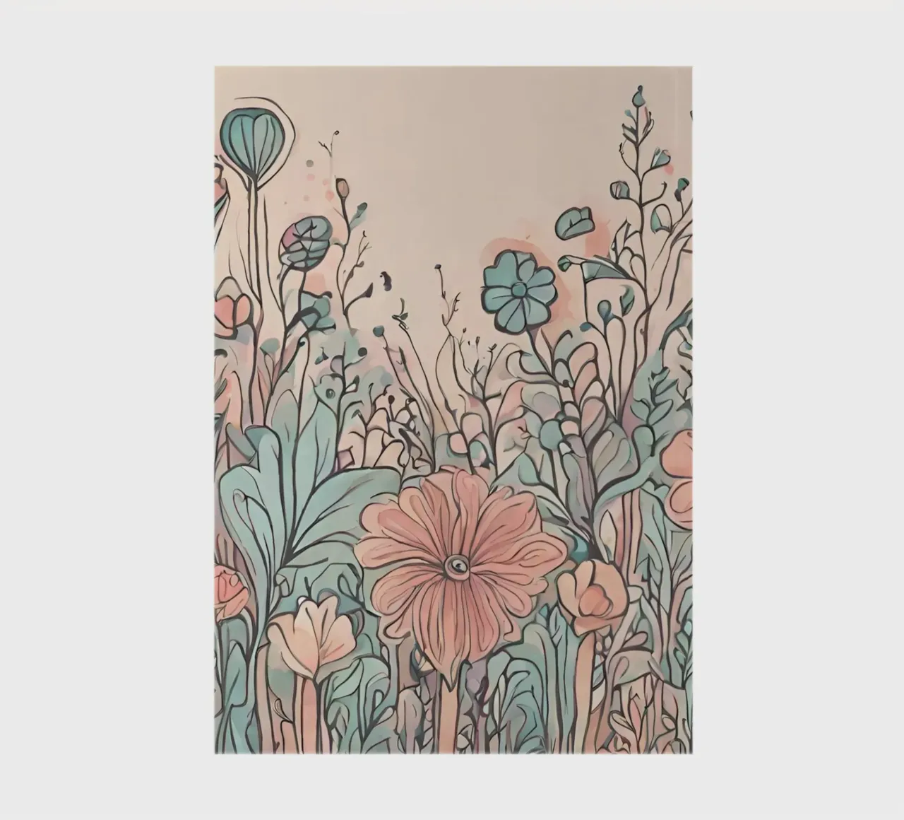 Flower power 5 notebook by Rezh creations