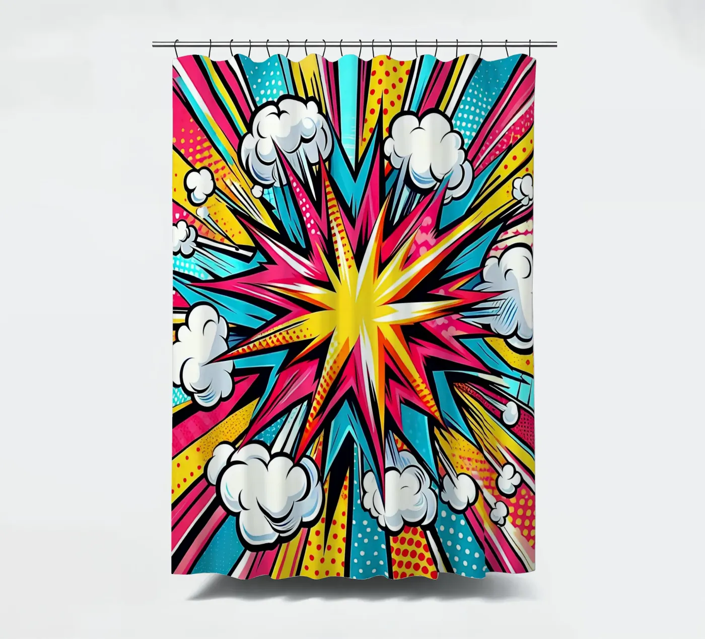 Explosion Duschvorhang von rheyes