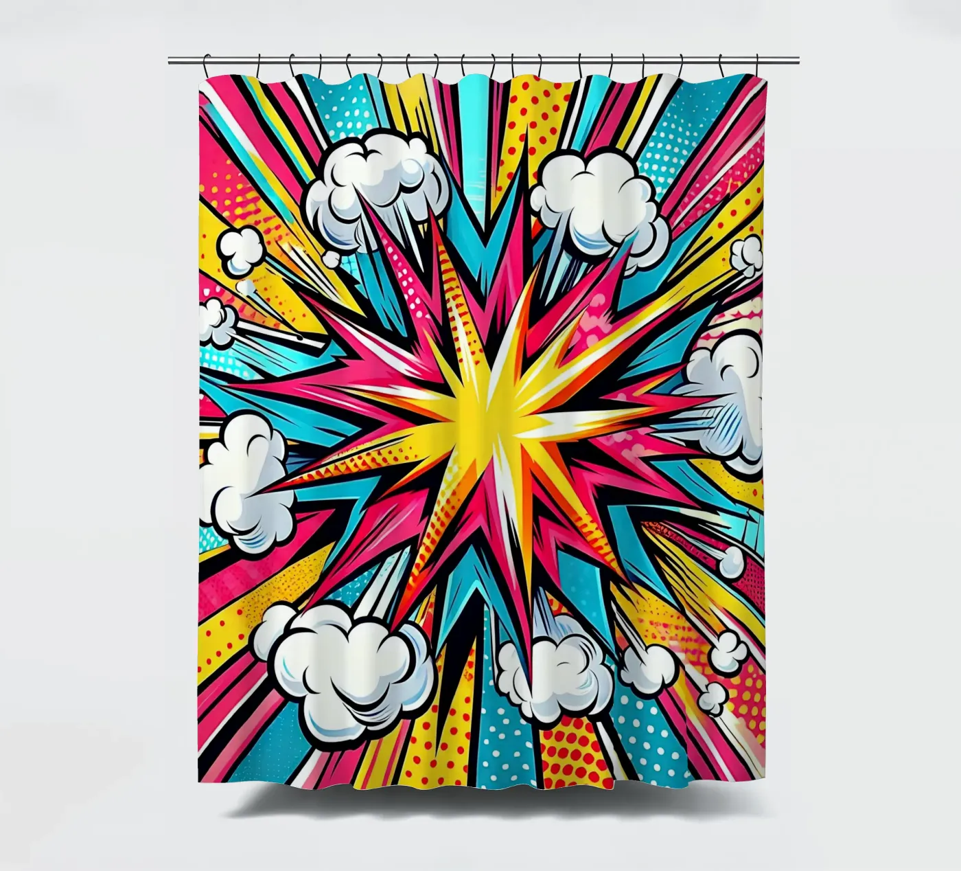 Explosion Duschvorhang von rheyes