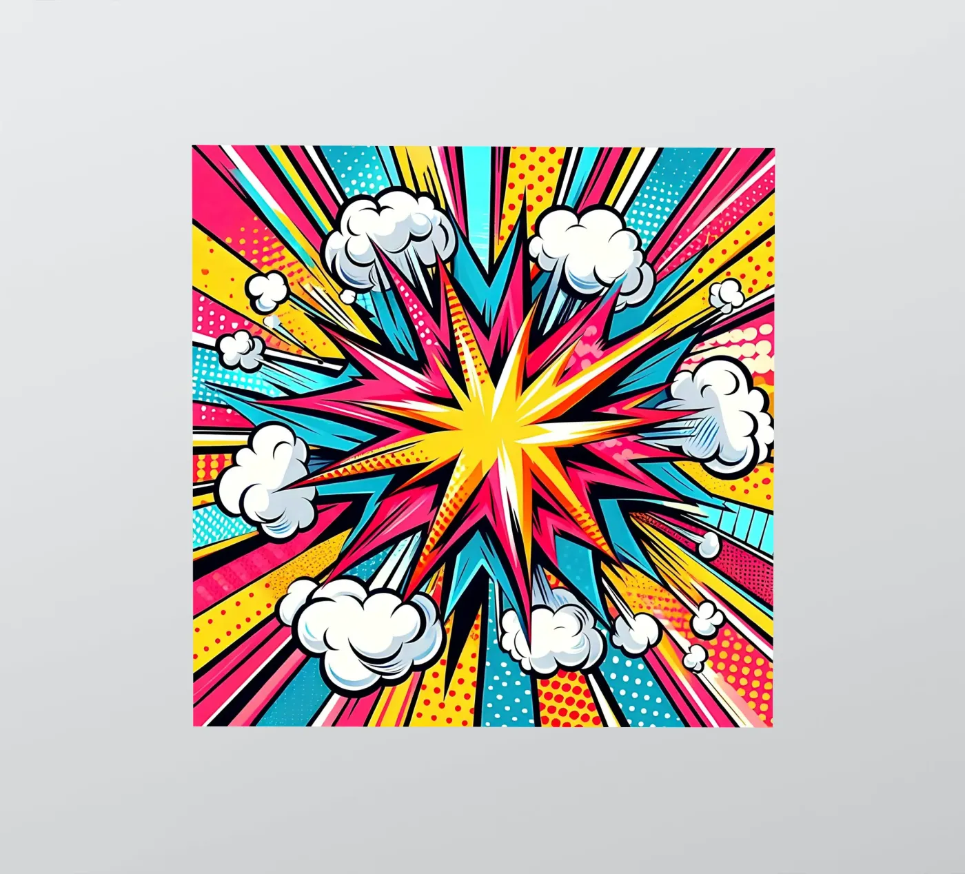 Explosion sticker by rheyes
