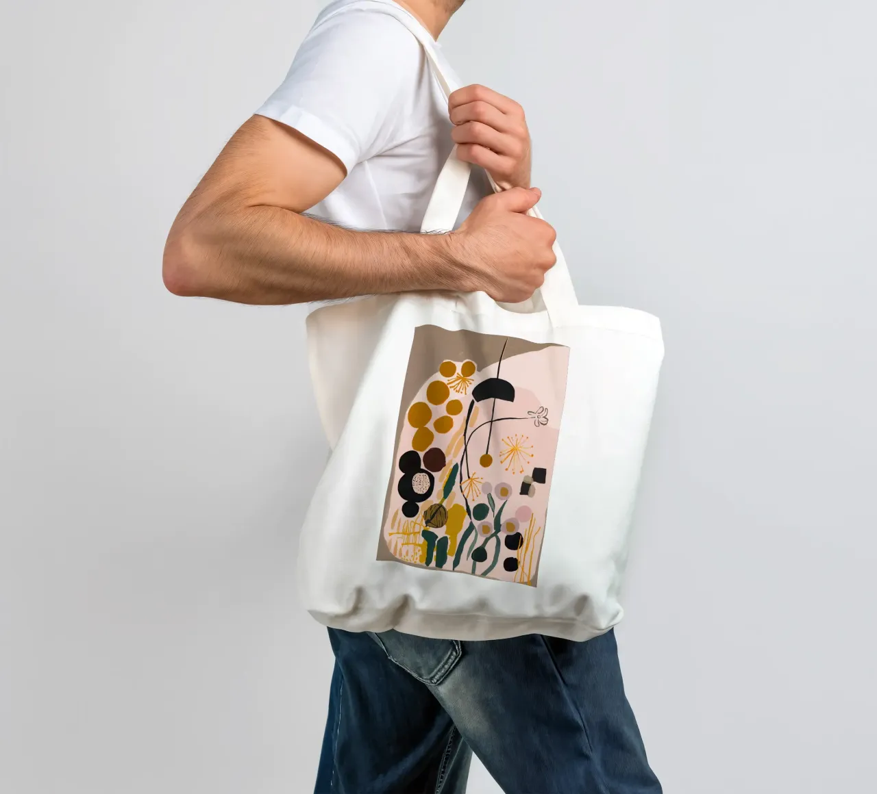 Playful Impression No 2 borsa in juta da treechild