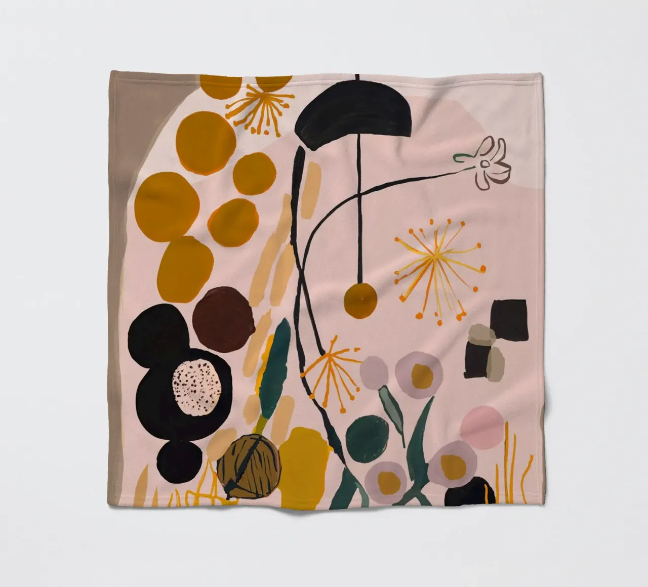 Playful Impression No 2 coperta in pile da treechild