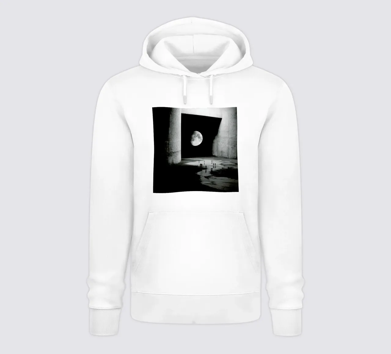 To the Moon felpa con cappuccio da Stoian Hitrov