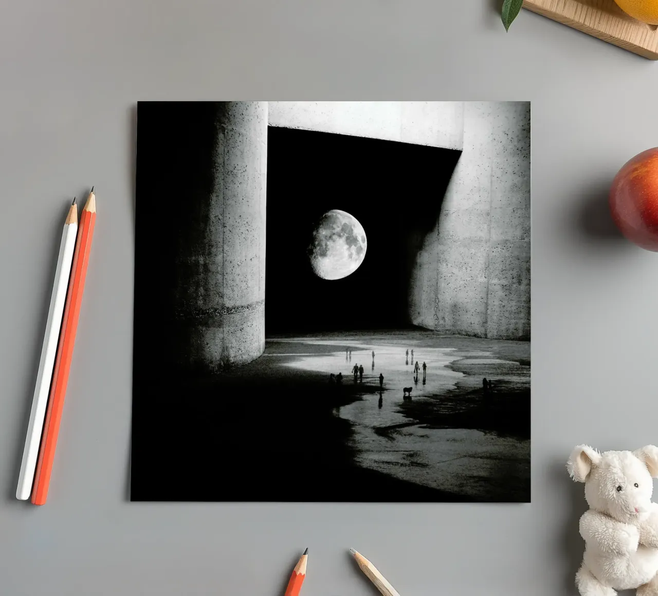 To the Moon sticker sheet by Stoian Hitrov