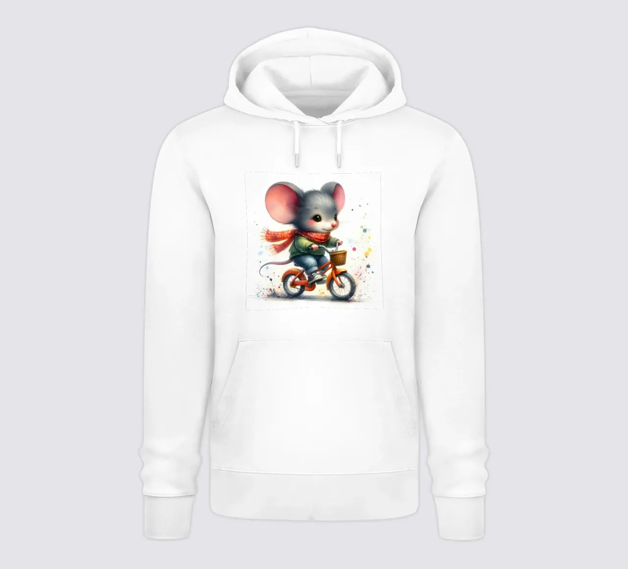 Topo in bicicletta felpa con cappuccio da 🎁 ARTVI-SHOP
