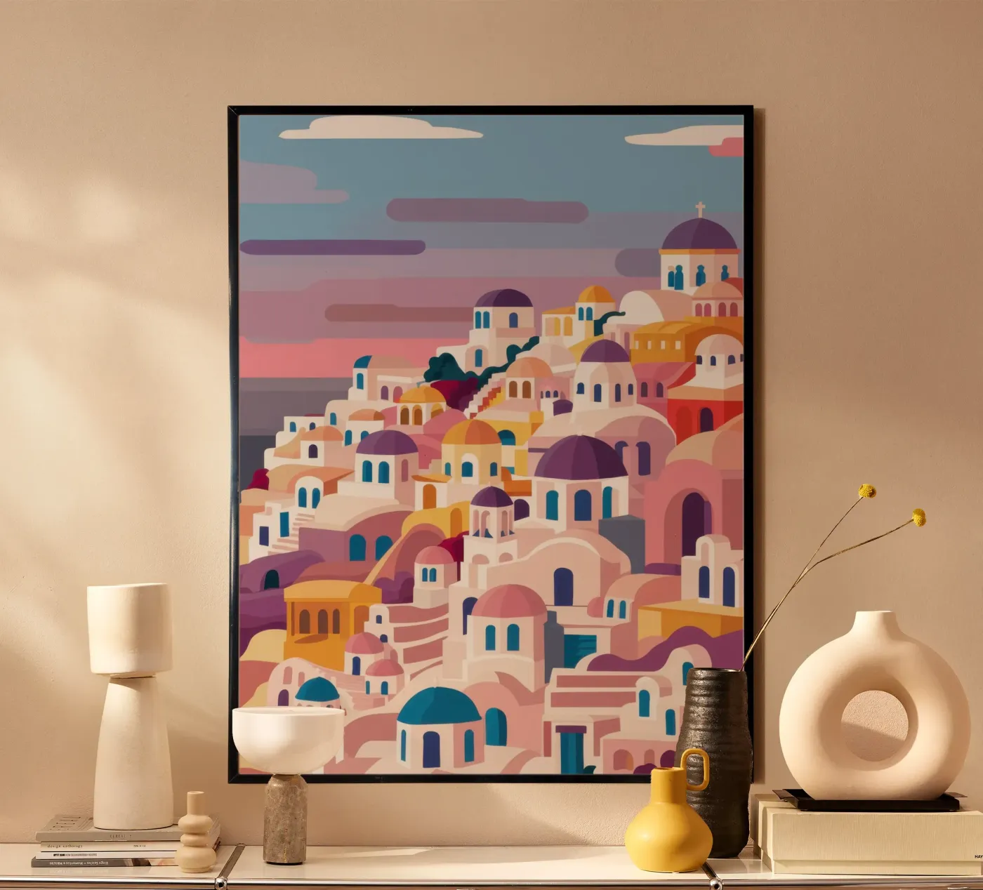 Utopia pastello dell'Egeo poster da Poem Hues