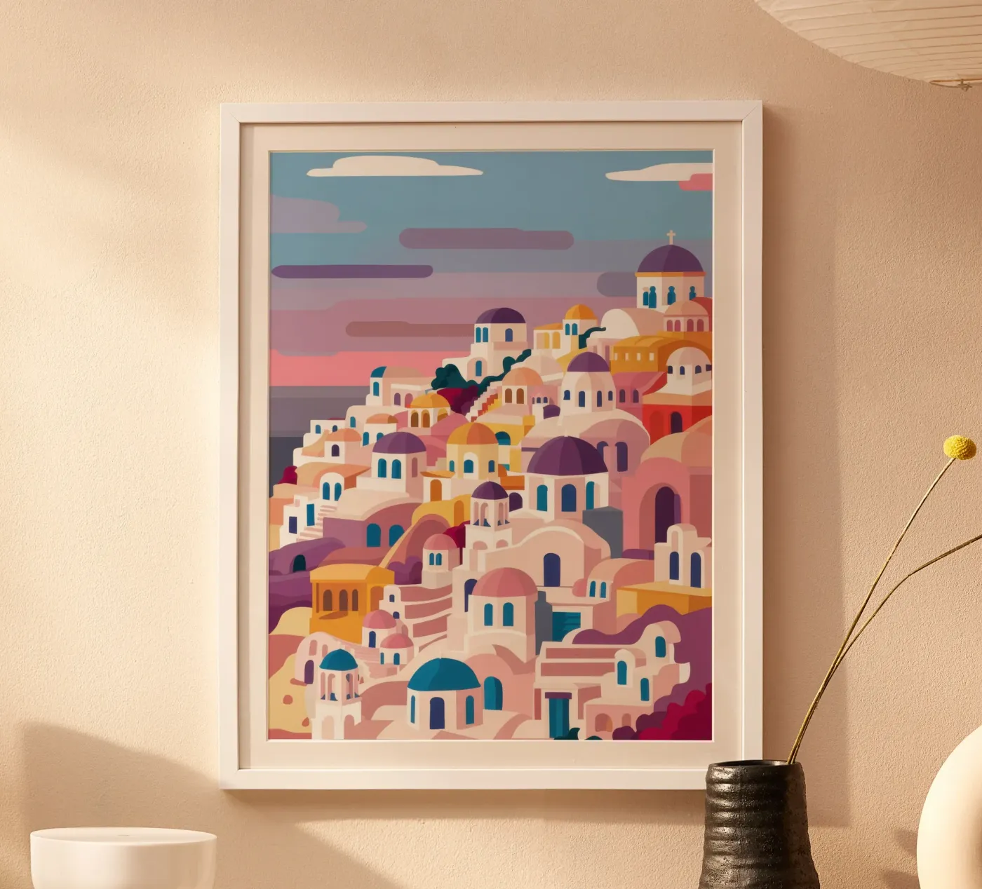 Utopia pastello dell'Egeo poster da Poem Hues