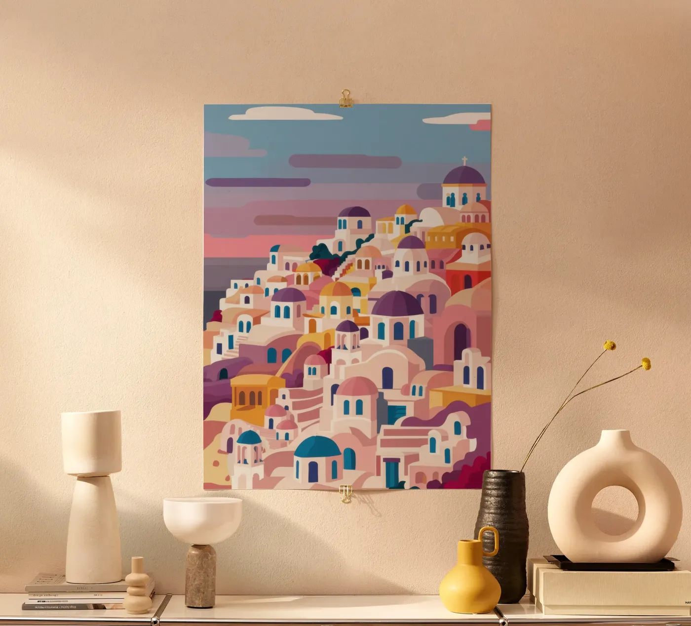 Utopia pastello dell'Egeo poster da Poem Hues