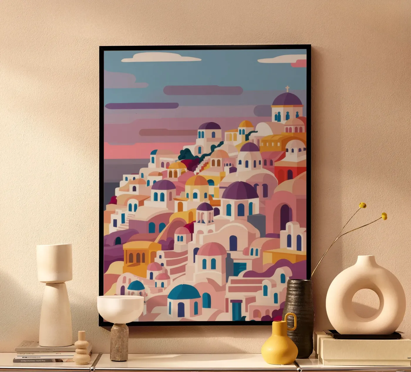 Utopia pastello dell'Egeo poster da Poem Hues