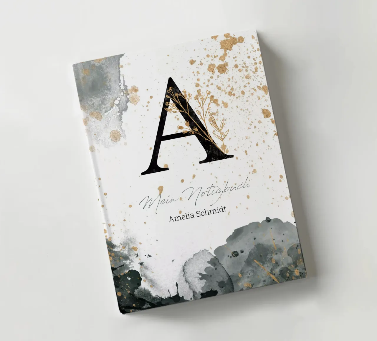 Watercolor Monogram | A-Z diario da artographiePapeterie