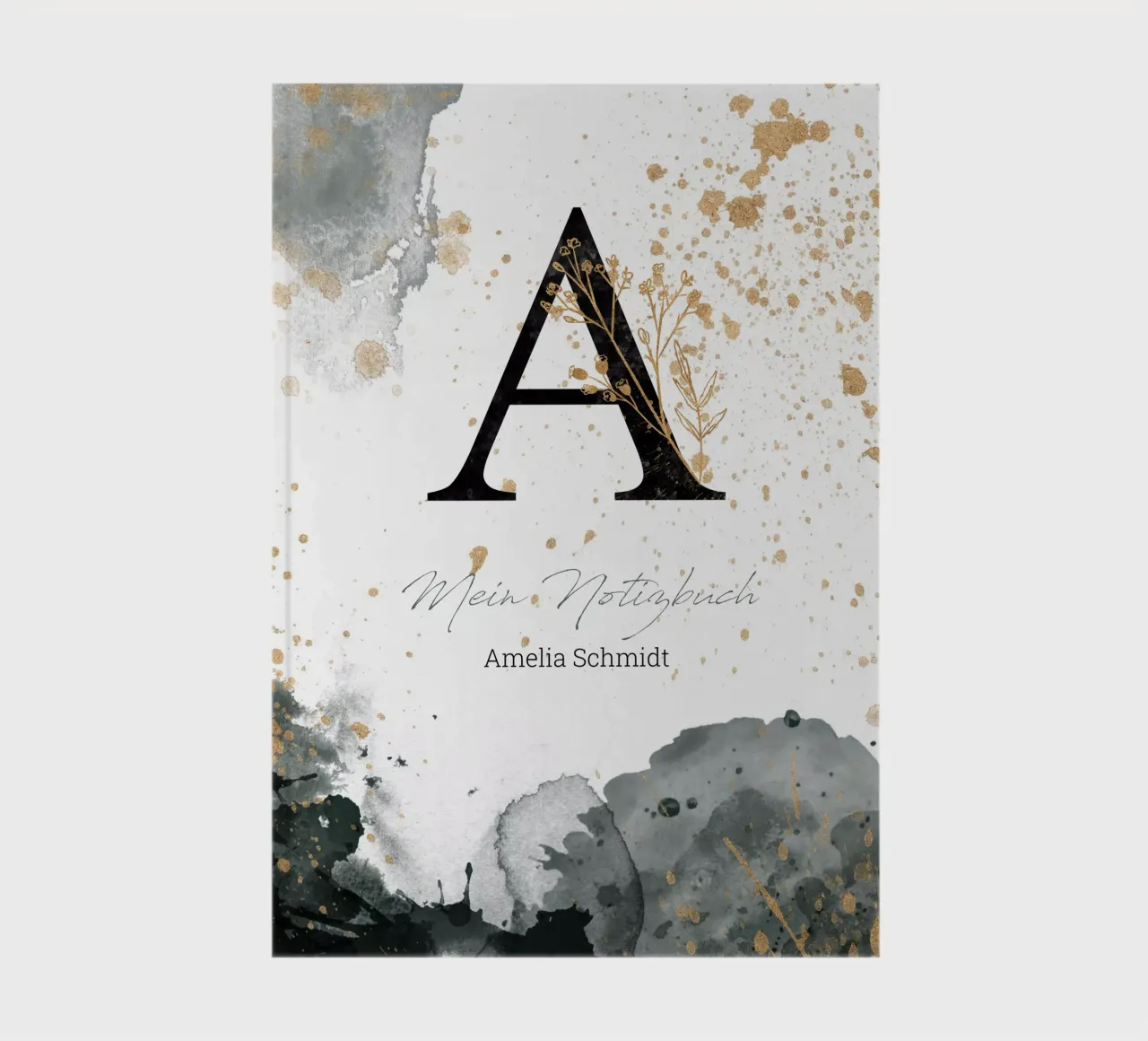 Watercolor Monogram | A-Z diario da artographiePapeterie