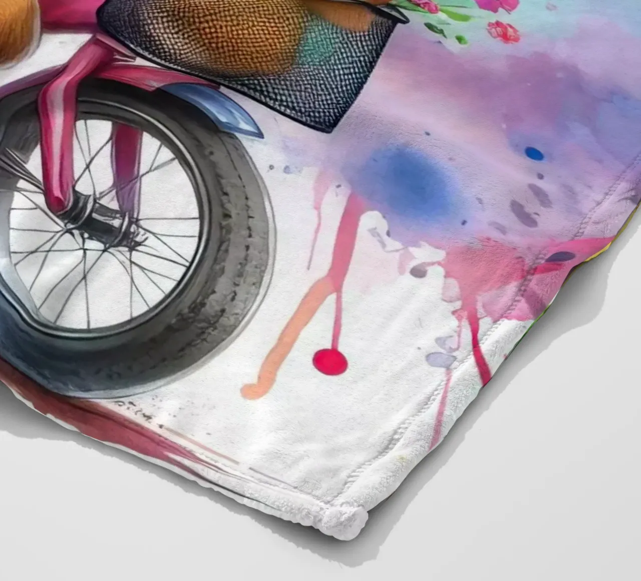 Orso in bicicletta coperta in pile da 🎁 ARTVI-SHOP