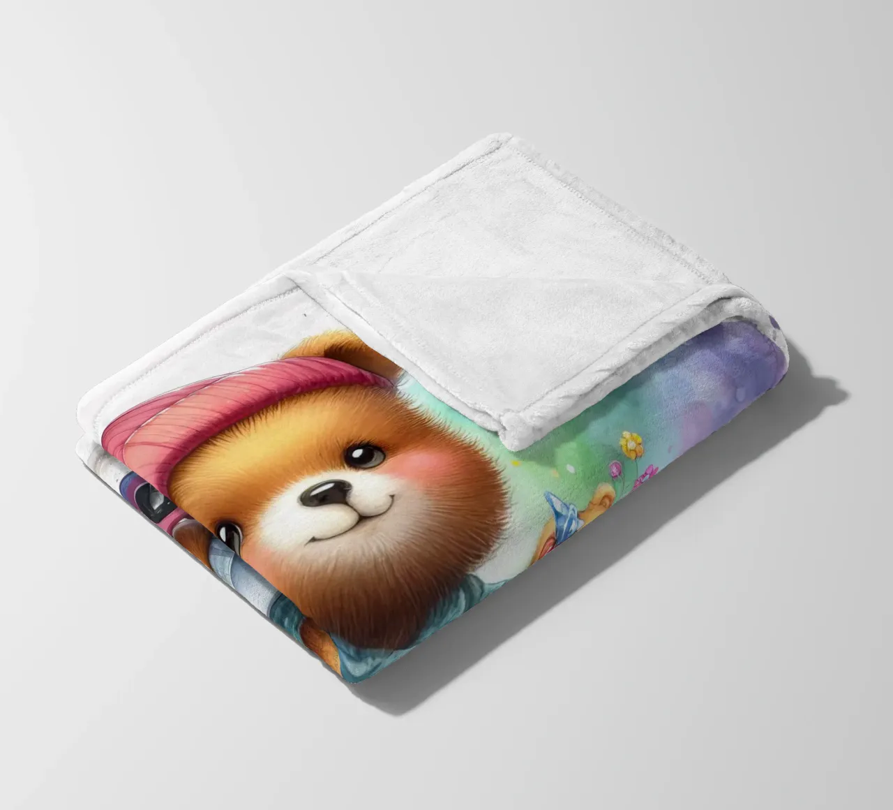 Orso in bicicletta coperta in pile da 🎁 ARTVI-SHOP