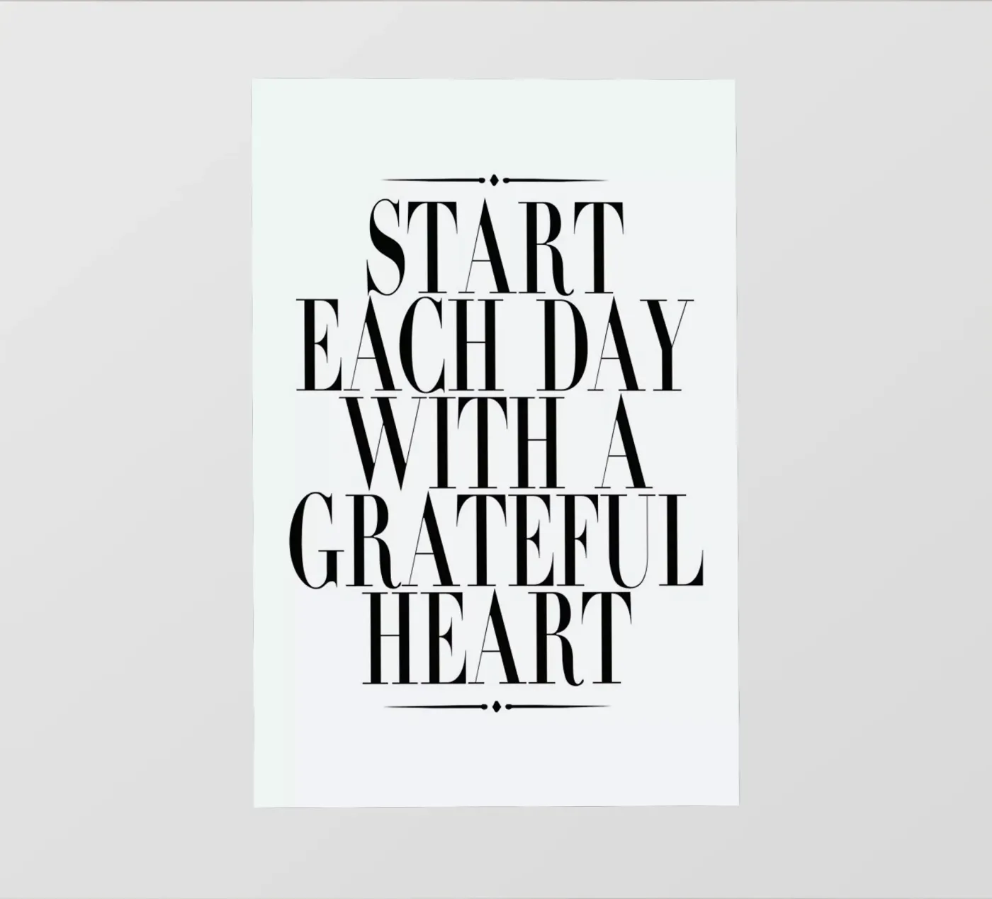 Start Each Day pellicola backlit da Honeymoon Hotel