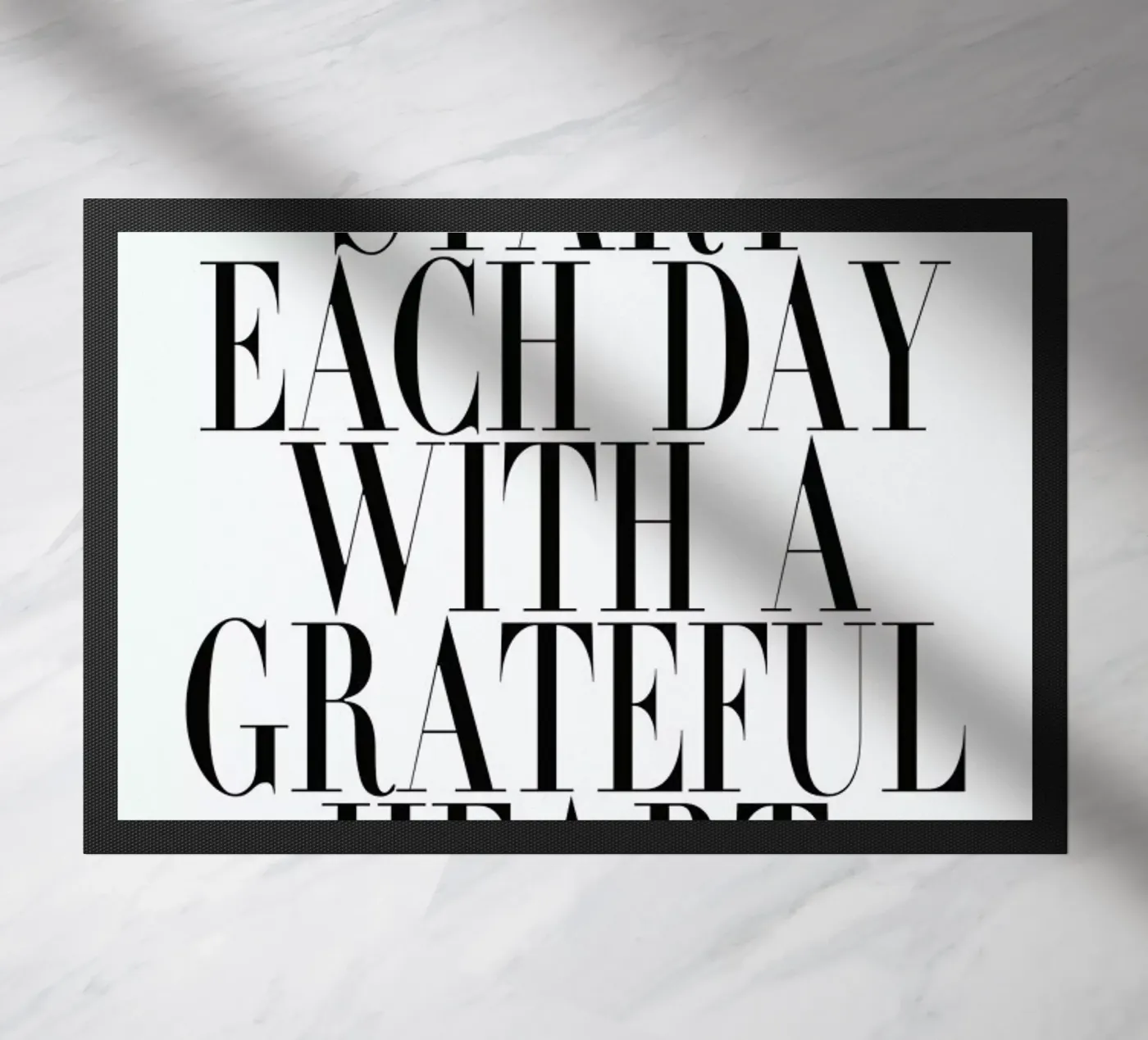 Start Each Day deurmat van Honeymoon Hotel