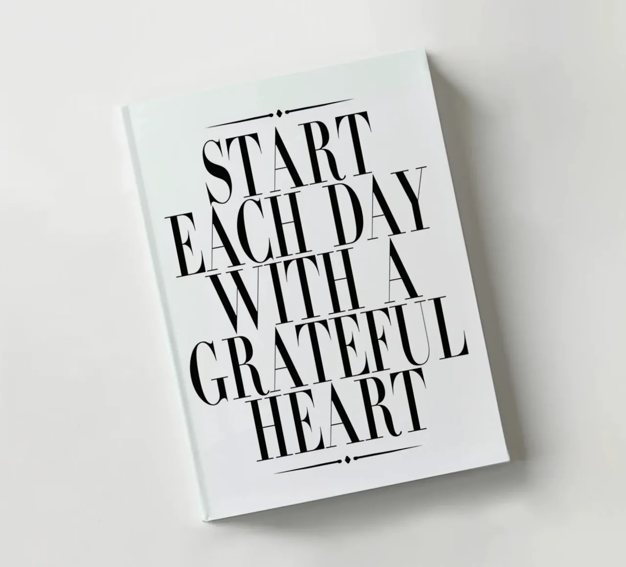 Start Each Day notebook by Honeymoon Hotel
