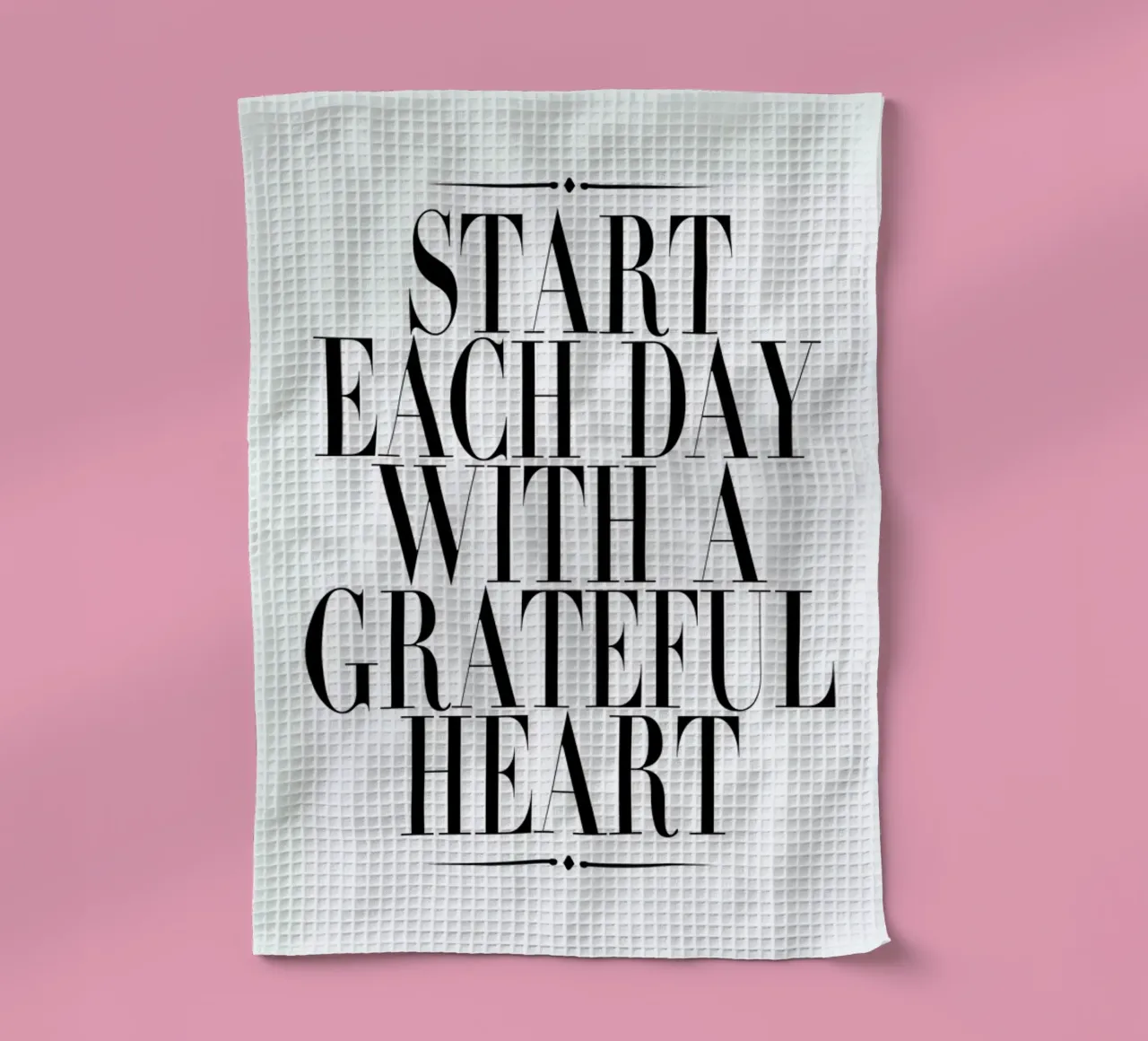 Start Each Day canovaccio da cucina da Honeymoon Hotel