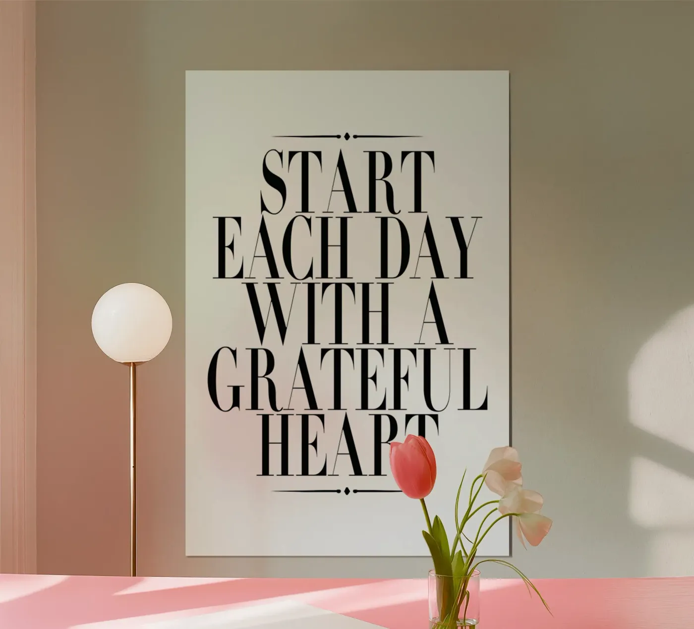 Start Each Day poster da Honeymoon Hotel