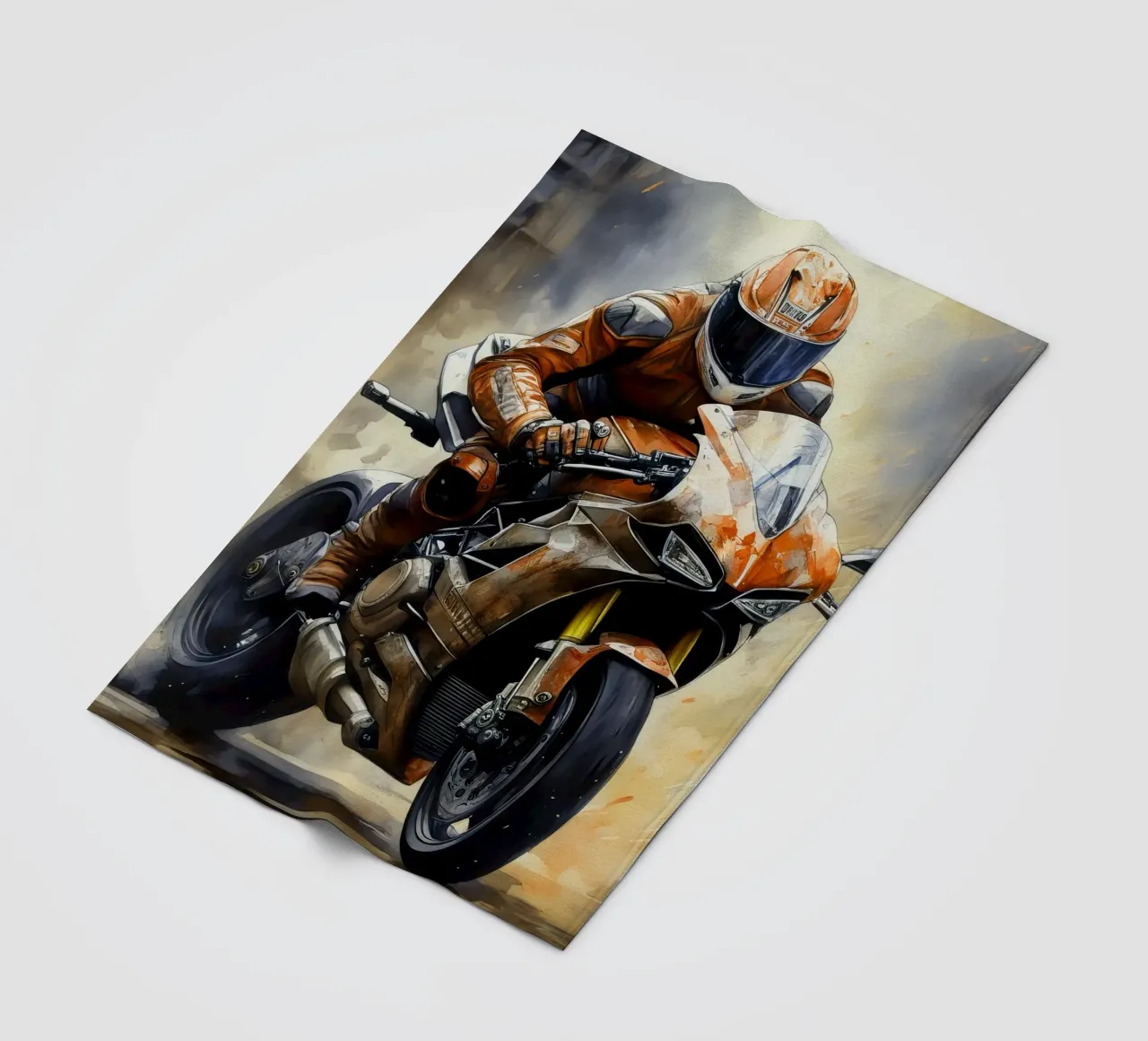 moto gp a tutta velocità coperta in pile da ARTVI-SHOP