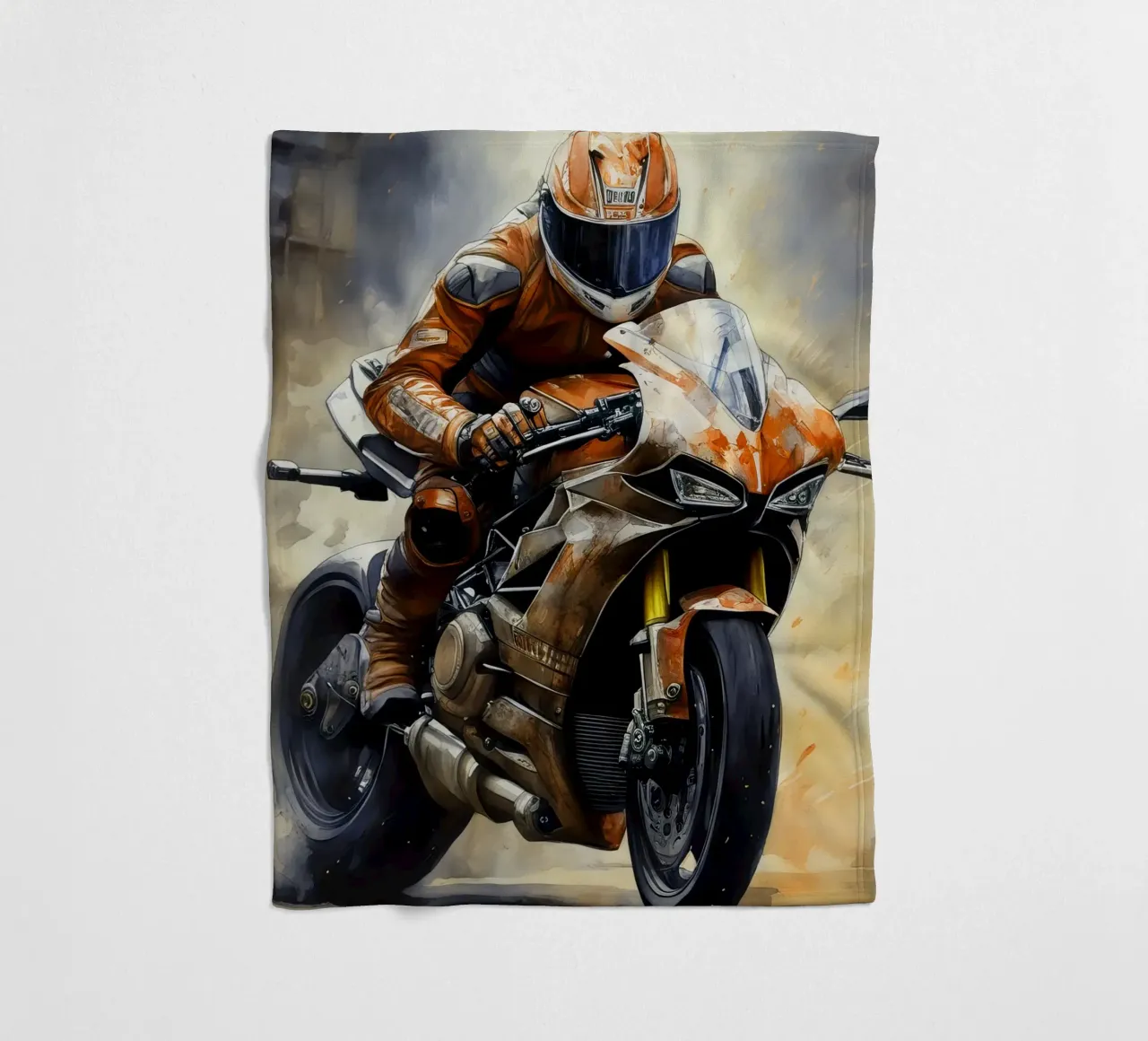 moto gp a tutta velocità coperta in pile da ARTVI-SHOP
